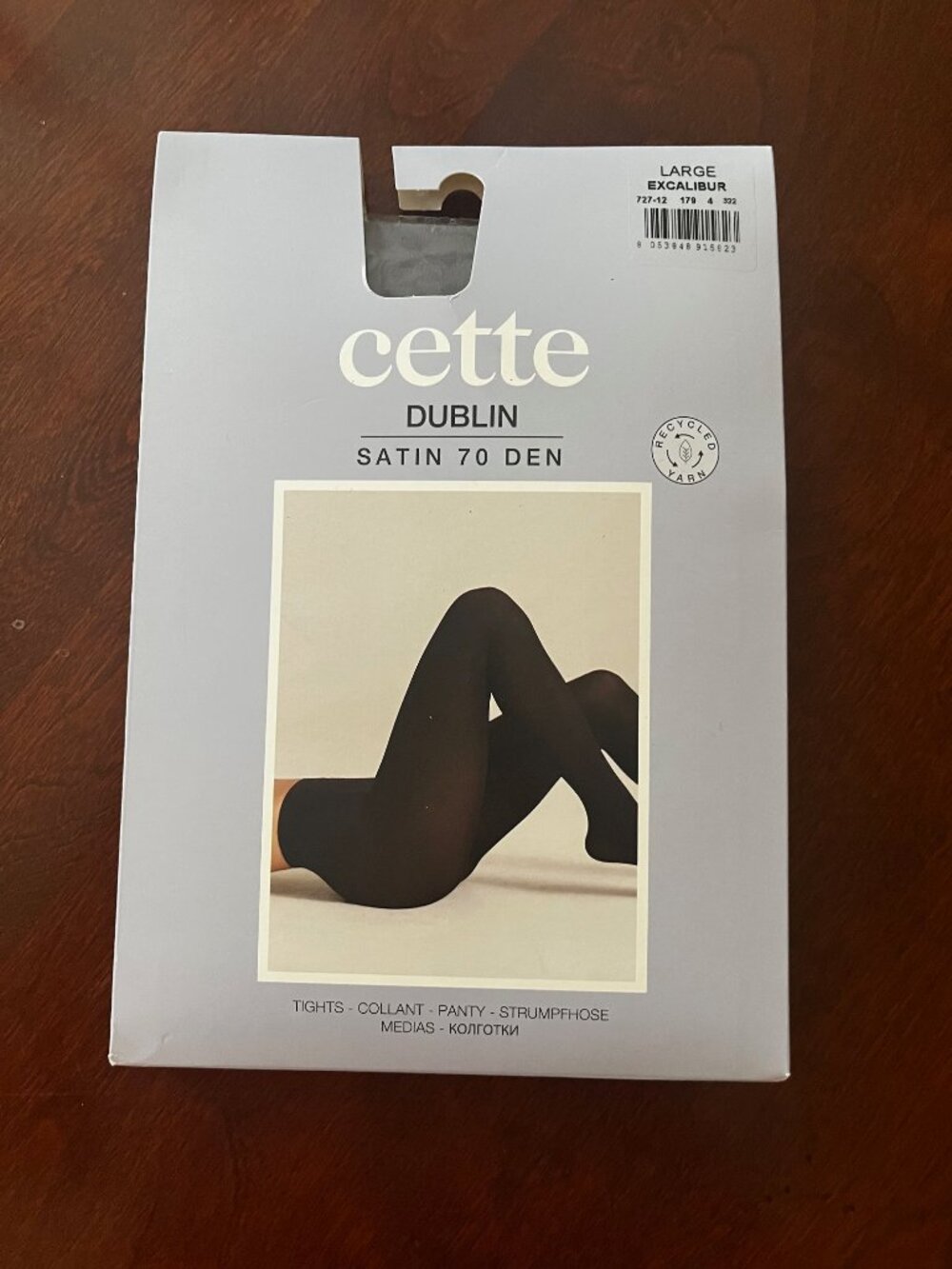 CETTE  -  Tights  DUBLIN - Satin 70 DEN  S/M/L  -  Excalibur